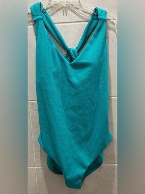NWT Shade and Shore Teal One-Piece Swimsuit Large (12-14)
